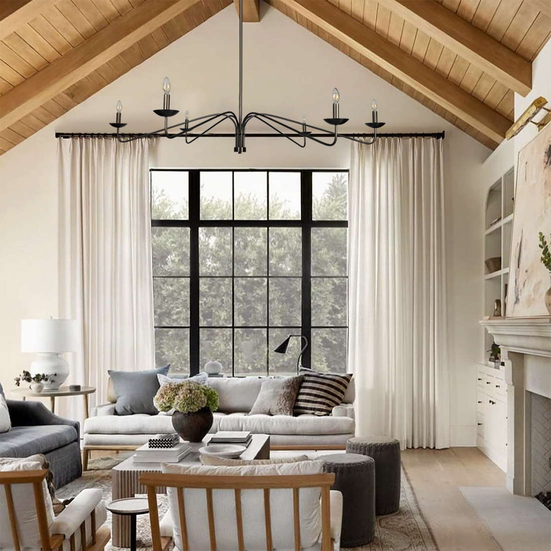 Philomena Chandelier 60“ 72”-Momo Lighting