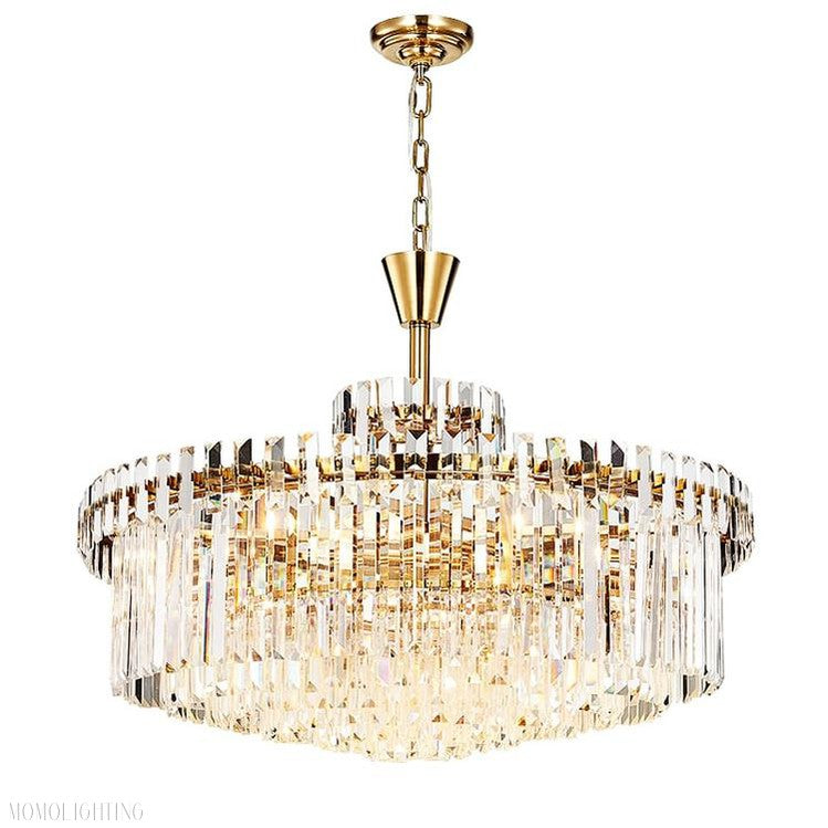 Phyllaris Crystal Chandelier 60"-Momo Lighting