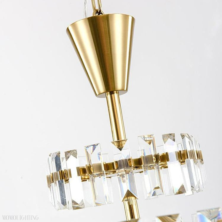 Phyllaris Crystal Chandelier-Momo Lighting
