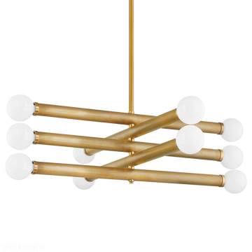 Pienza Clear Functional Design Chandelier-Momo Lighting