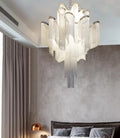 Post-Modern Extra Large Stainless Steel Long Tassel Chandelier for Large Living Room / Staircase / Villa / Duplexes-Momo Lighting