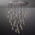 Raindrop Glass Round Chandelier 60