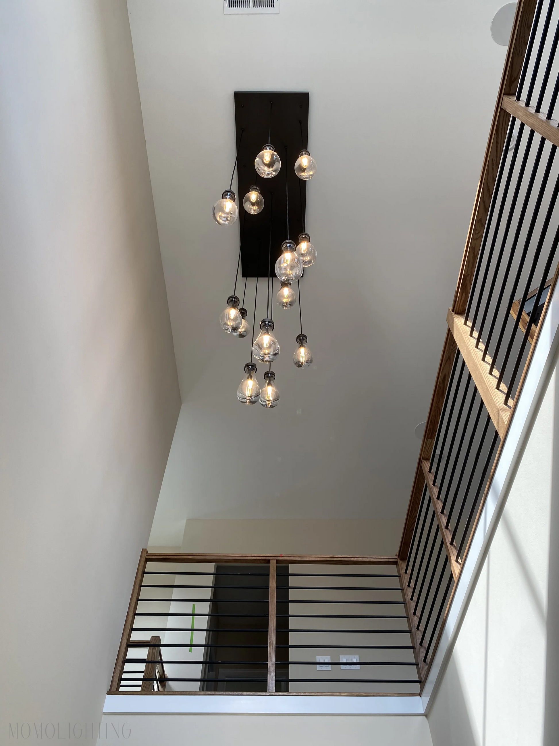 Raindrop Modern Rectangle Chandelier For Dining Room Kitchen Island-Momo Lighting