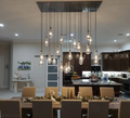 Raindrop Modern Rectangle Chandelier For Dining Room Kitchen Island-Momo Lighting
