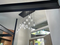 Raindrop Modern Rectangle Chandelier For Dining Room Kitchen Island-Momo Lighting