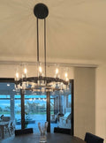 Ravelle Glass Round Chandelier 36