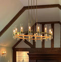 Ravelle Glass Round Chandelier 60