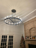 Ravelle Glass Round Chandelier 60