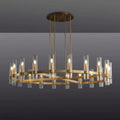 Ravelle Glass Round Chandelier 60