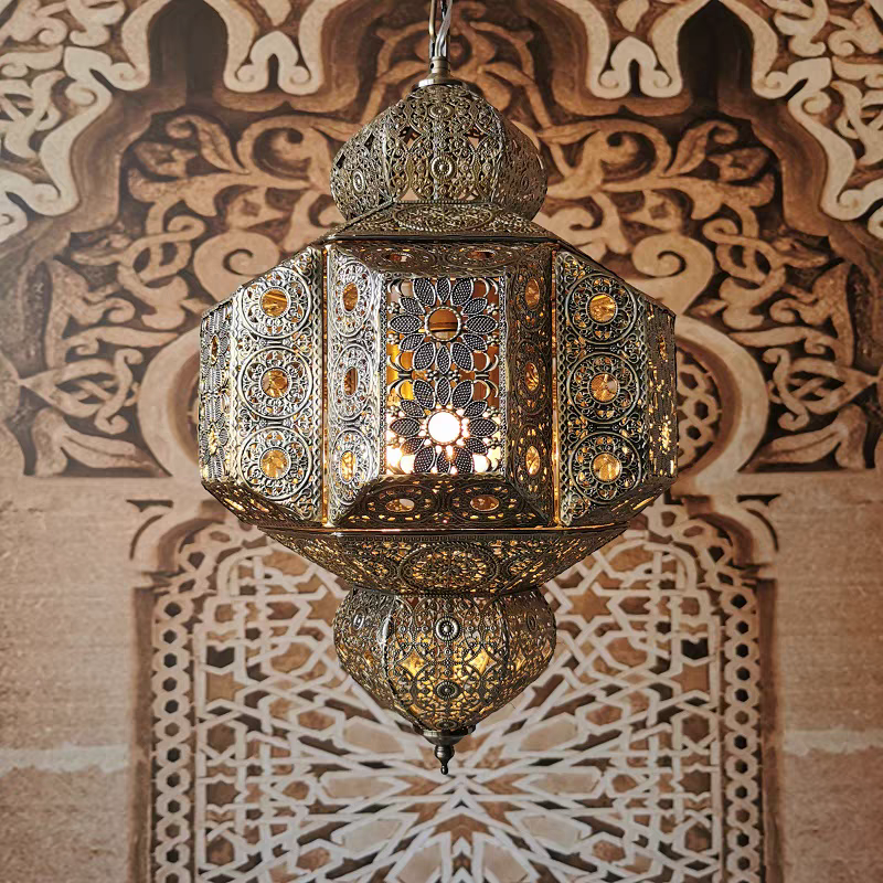 Retro Decorative Design Iron Pendant Light Fixture Chandelier for Dining Room/Living Room/Bedroom/Restaurant/Cafe-Momo Lighting