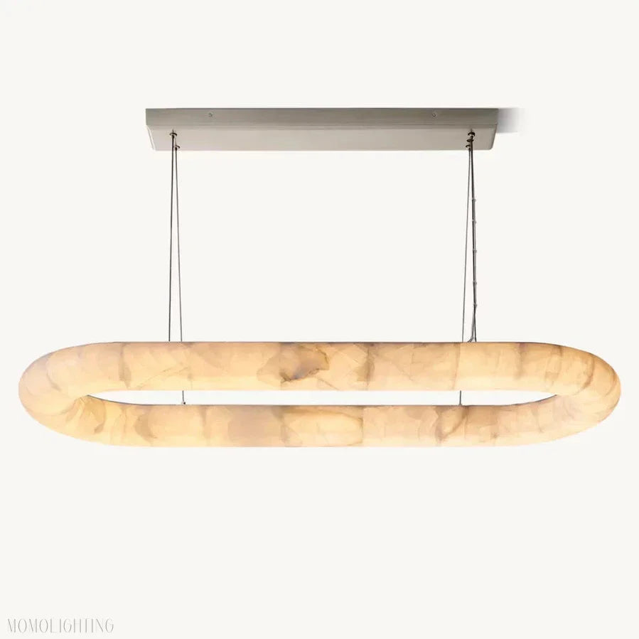 Rivage Oval Chandelier 57″-Momo Lighting