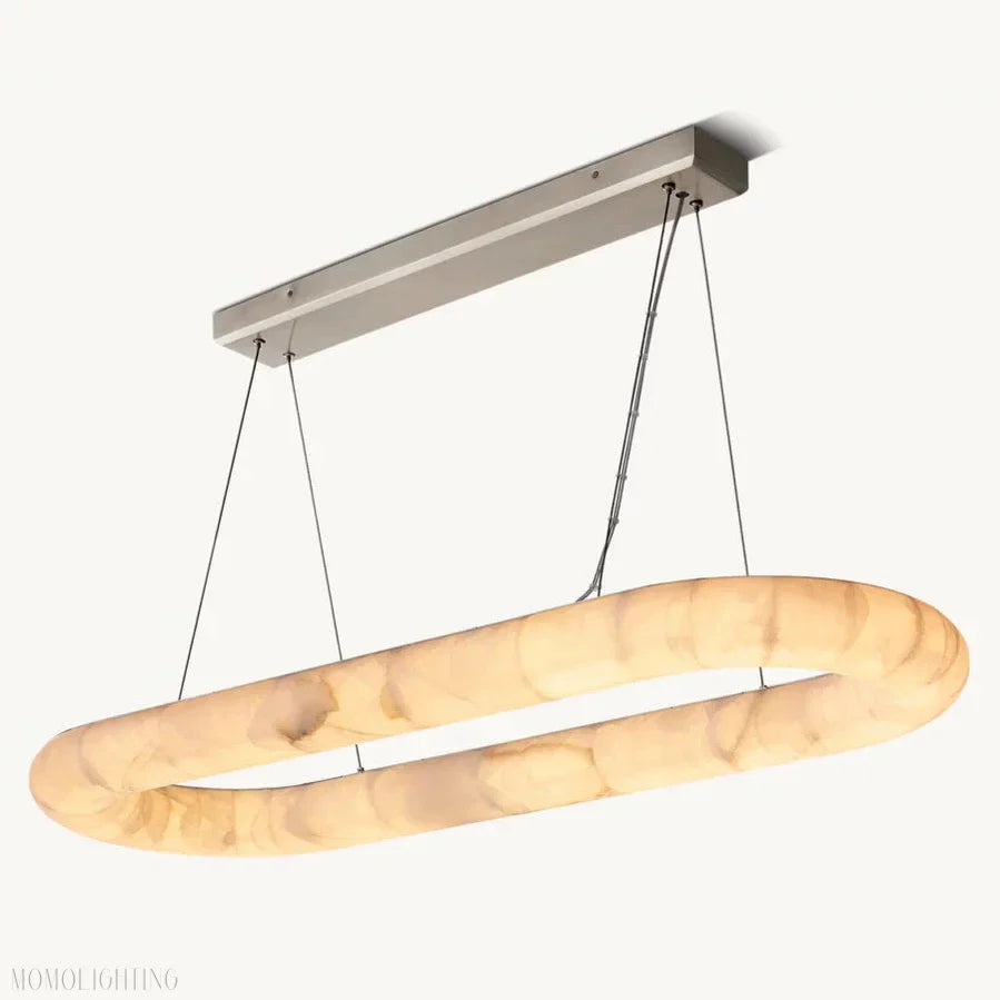 Rivage Oval Chandelier 57″-Momo Lighting
