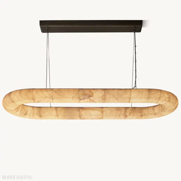 Rivage Oval Chandelier 57″-Momo Lighting