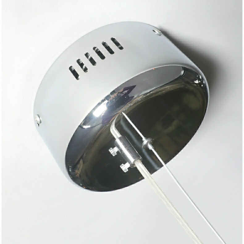 Romantic Event Art Decor K9 Crystal Pendant Light Living/ Dining Room Stainless Steel Chandelier In Chrome Finish-Momo Lighting