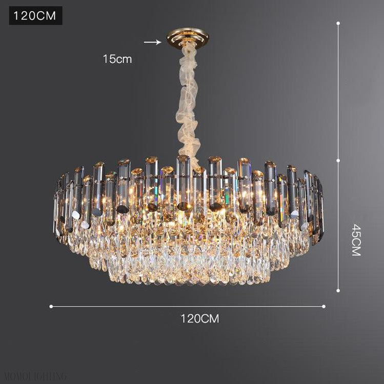 Rosalind Chandelier Light Luxury-Momo Lighting