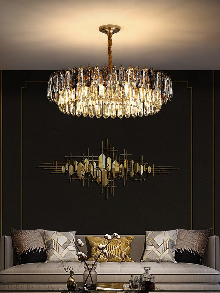 Rosalind Modern Crystal Chandelier-Momo Lighting