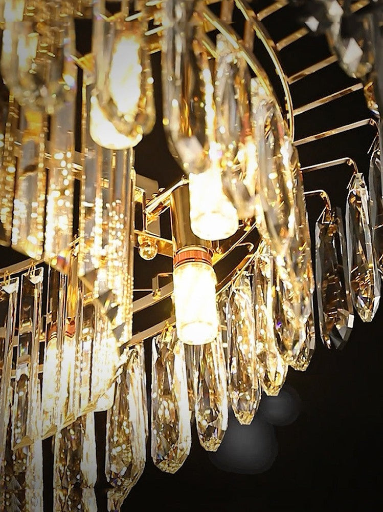 Rosalind Modern Crystal Chandelier-Momo Lighting