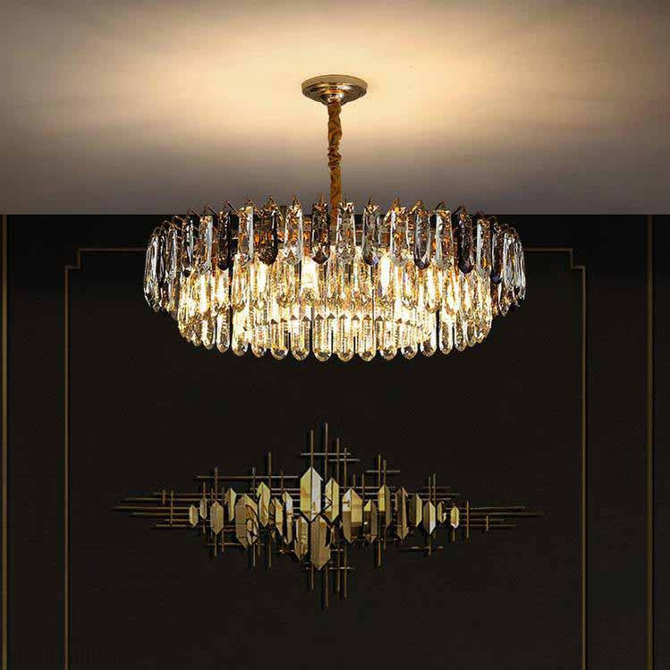 Rosalind Modern Crystal Chandelier-Momo Lighting