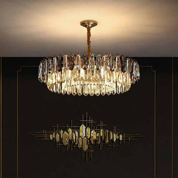 Rosalind Modern Crystal Chandelier-Momo Lighting
