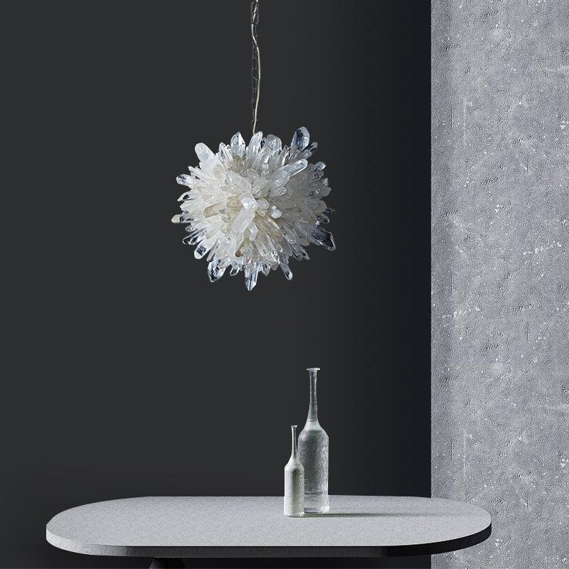Rose Rock Crystal Creative Pendant Island Chandelier-Momo Lighting