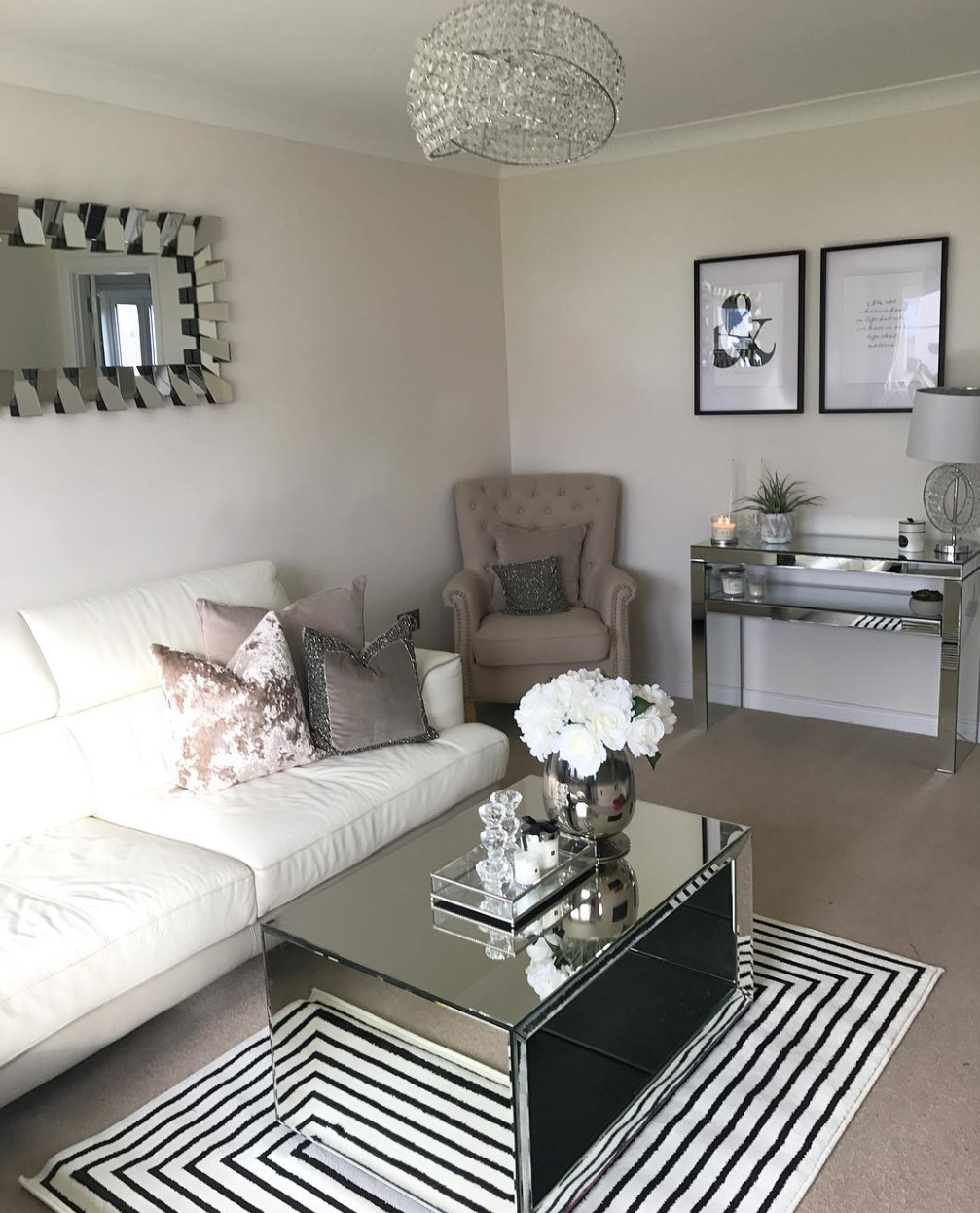 Round Crystal Ring Chandelier in Silver/Gold Finish for Lowg-ceiling-Momo Lighting