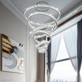 Royal Benedict Foyer & Staircase Crystal Ring Chandelier-Momo Lighting