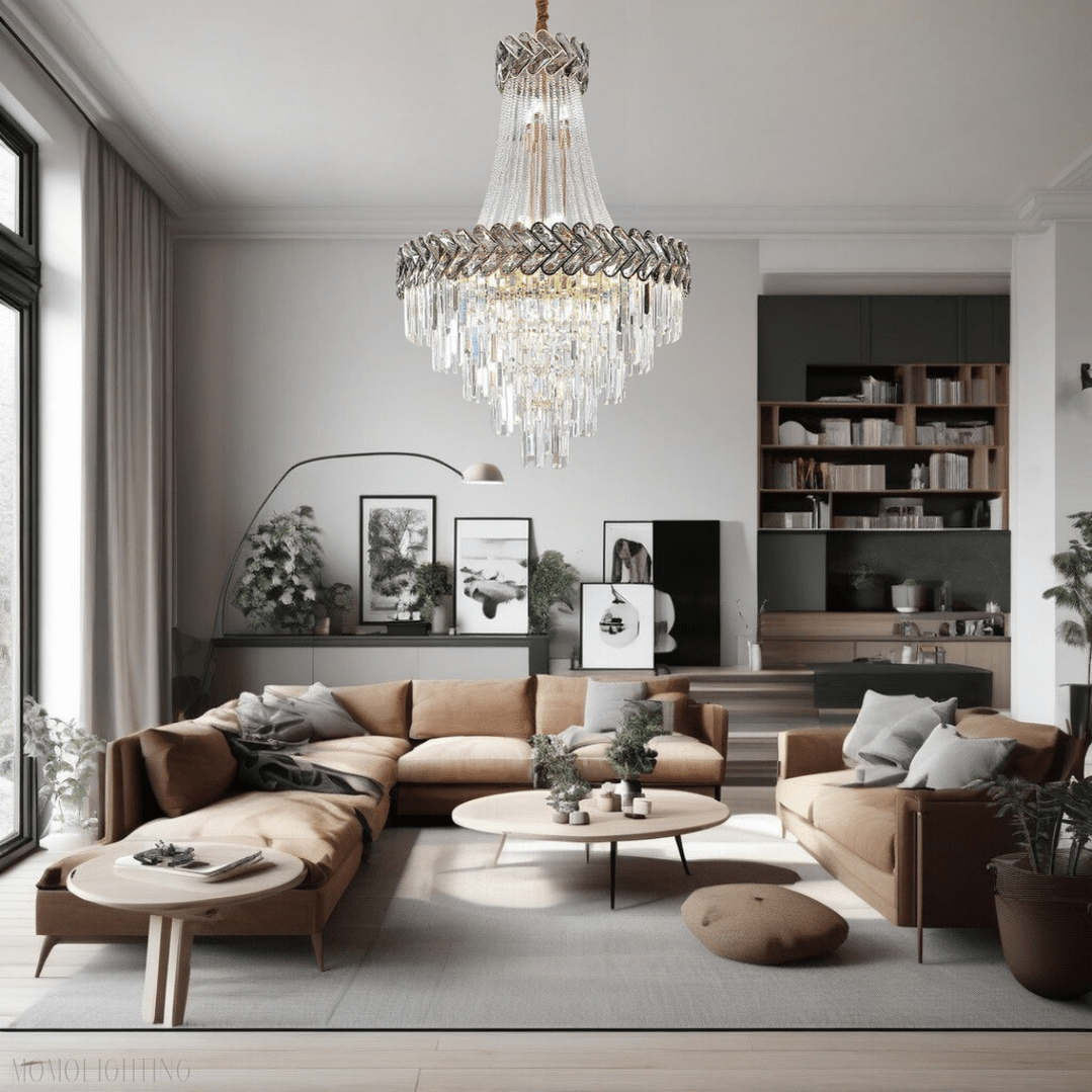 Royal Orchid Foyer & Staircase Chandelier-Momo Lighting