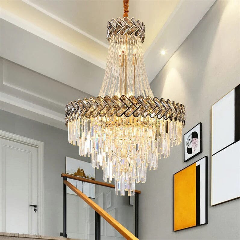 Royal Orchid Foyer & Staircase Chandelier-Momo Lighting