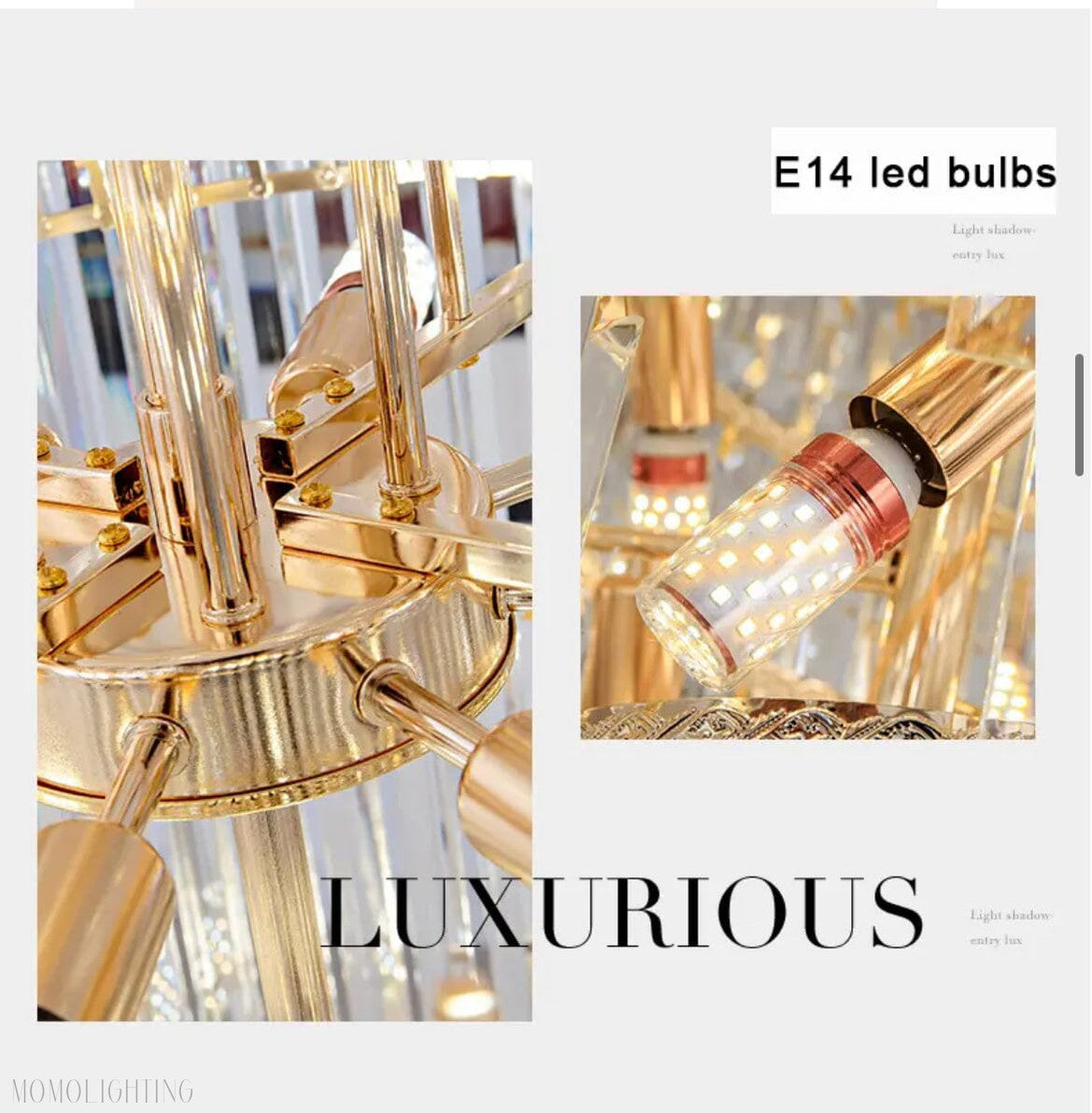 Royal Orchid Foyer & Staircase Chandelier-Momo Lighting