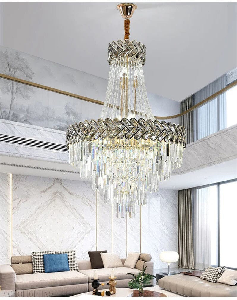 Royal Orchid Foyer & Staircase Chandelier-Momo Lighting