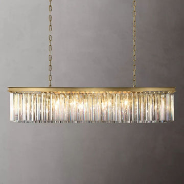 Odeon Rectangle Chandelier 49"