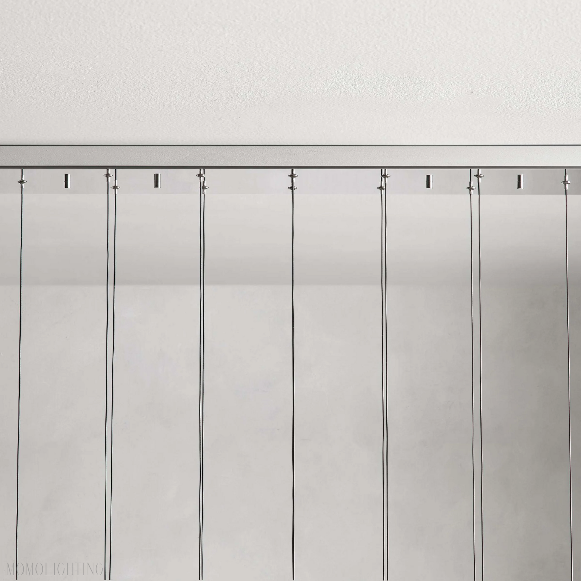 SOLITAIRE LINEAR MODERN CHANDELIER 37"W-Momo Lighting