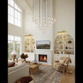 SOLITAIRE MODERN ROUND CHANDELIER-Momo Lighting