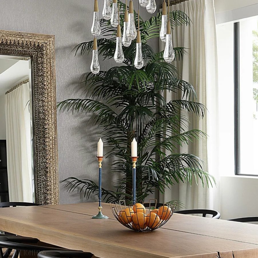 SOLITAIRE MODERN ROUND CHANDELIER-Momo Lighting