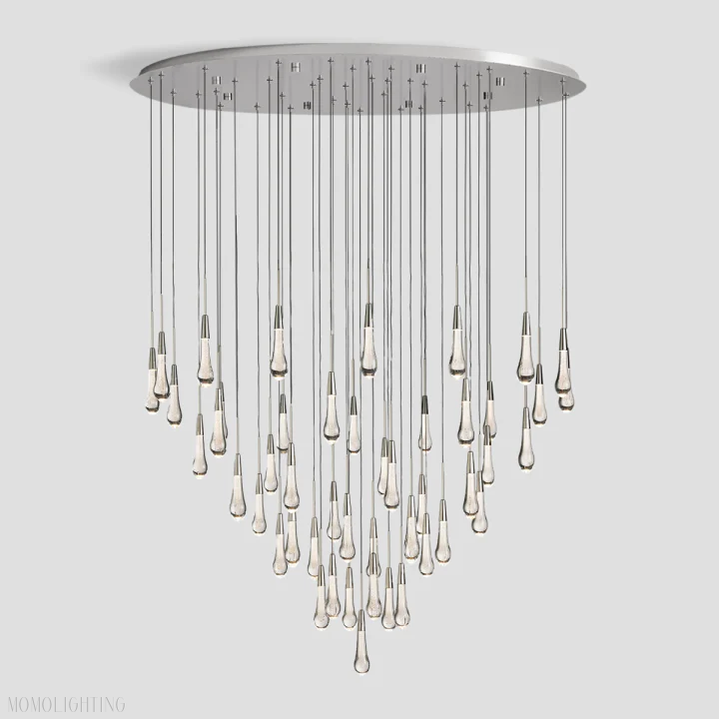 SOLITAIRE MODERN ROUND CHANDELIER-Momo Lighting