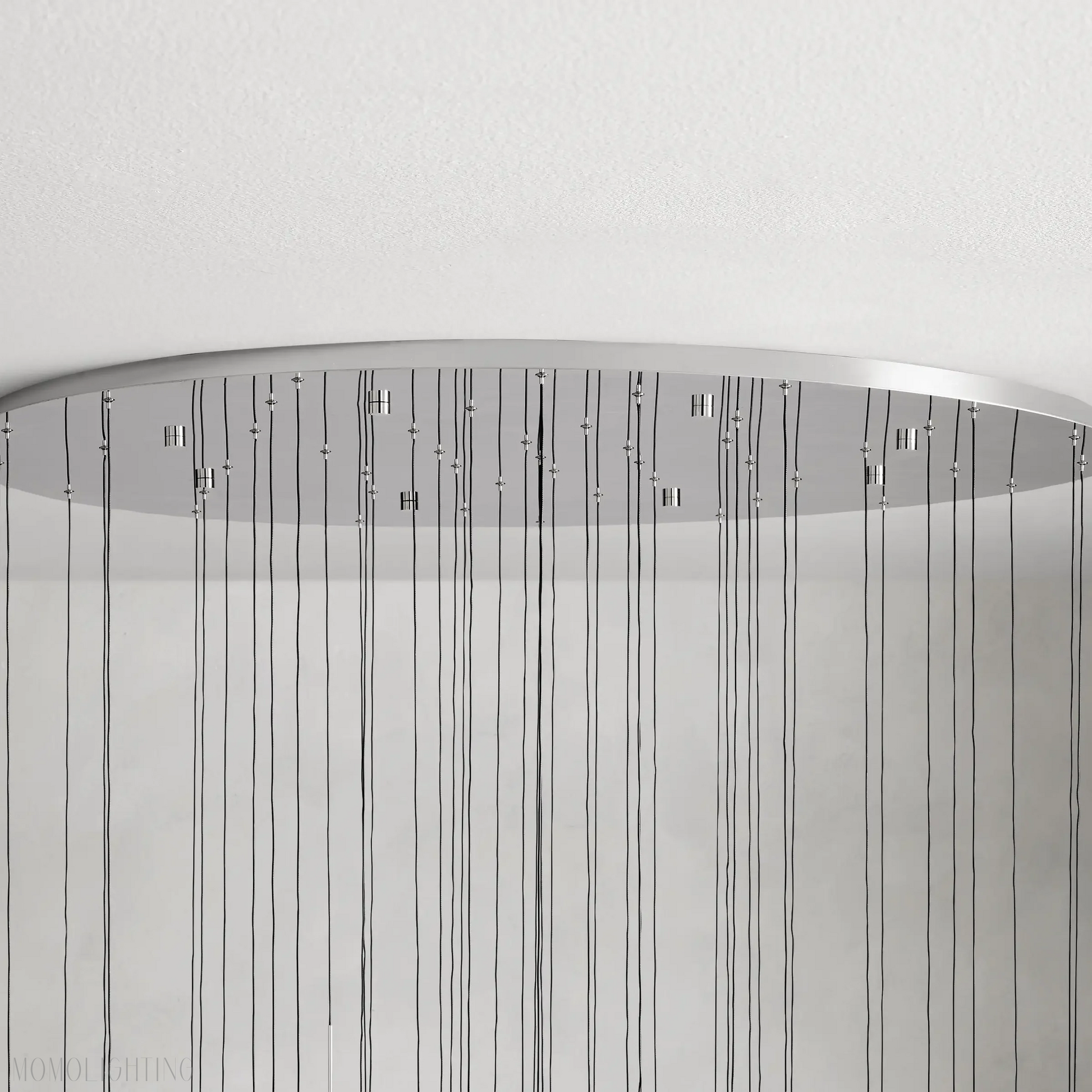 SOLITAIRE MODERN ROUND CHANDELIER-Momo Lighting