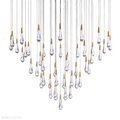 SOLITAIRE ROUND CHANDELIER 17'' 24'' 36'' 58''