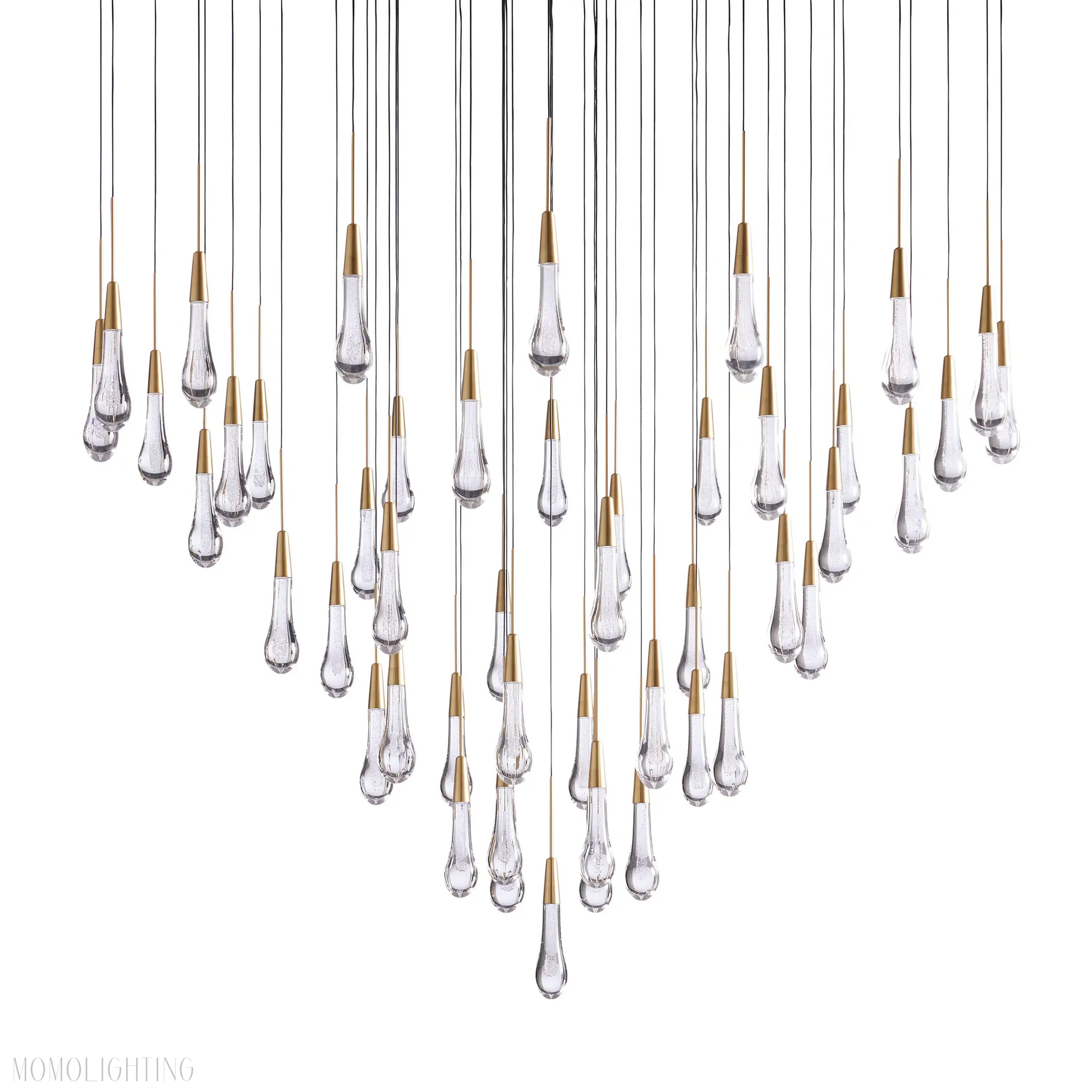 SOLITAIRE ROUND CHANDELIER 17'' 24'' 36'' 58''