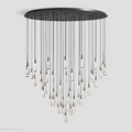 SOLITAIRE ROUND CHANDELIER 17'' 24'' 36'' 58''