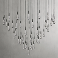 SOLITAIRE ROUND CHANDELIER 17'' 24'' 36'' 58''