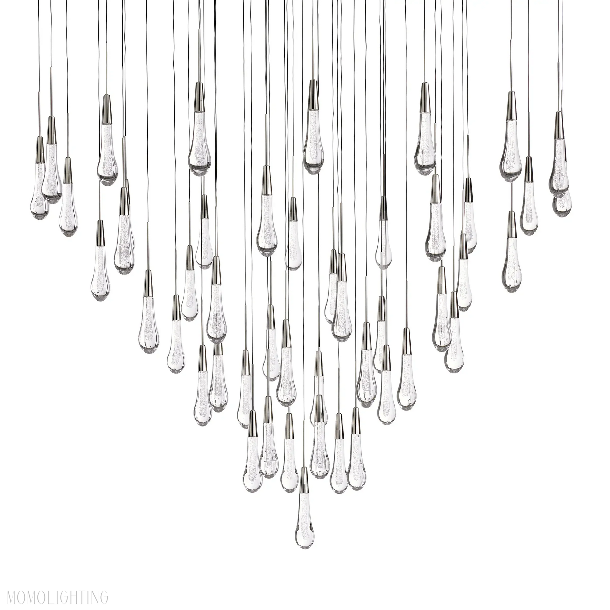 SOLITAIRE ROUND CHANDELIER 17'' 24'' 36'' 58''