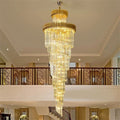 Safa Spiral Foyer & Staircase Chandelier-Momo Lighting