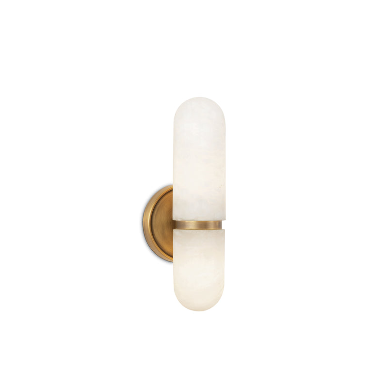 Elijah Alabaster Small Sconce