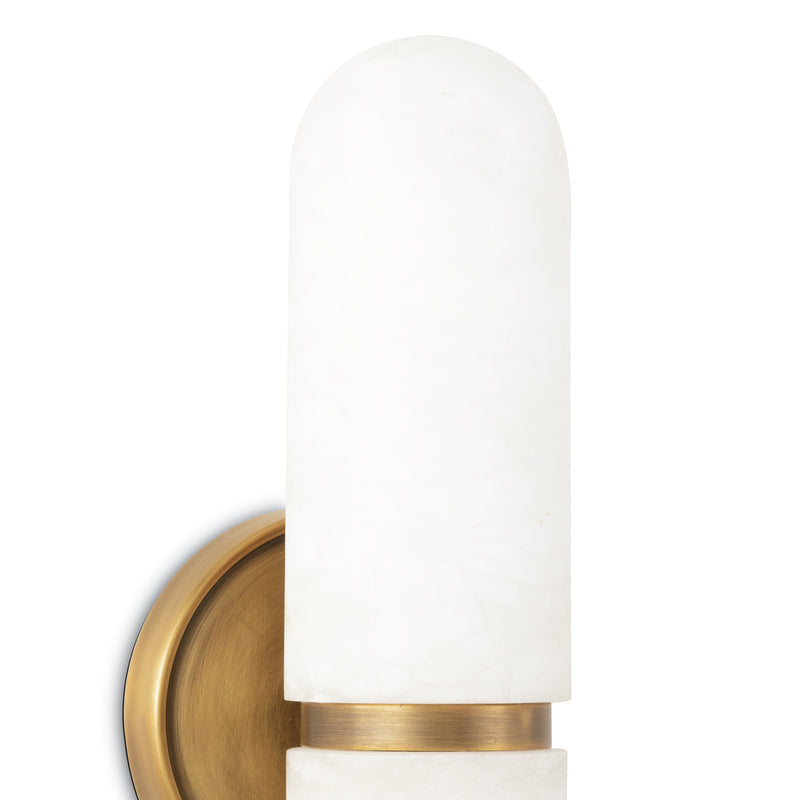 Elijah Alabaster Small Sconce