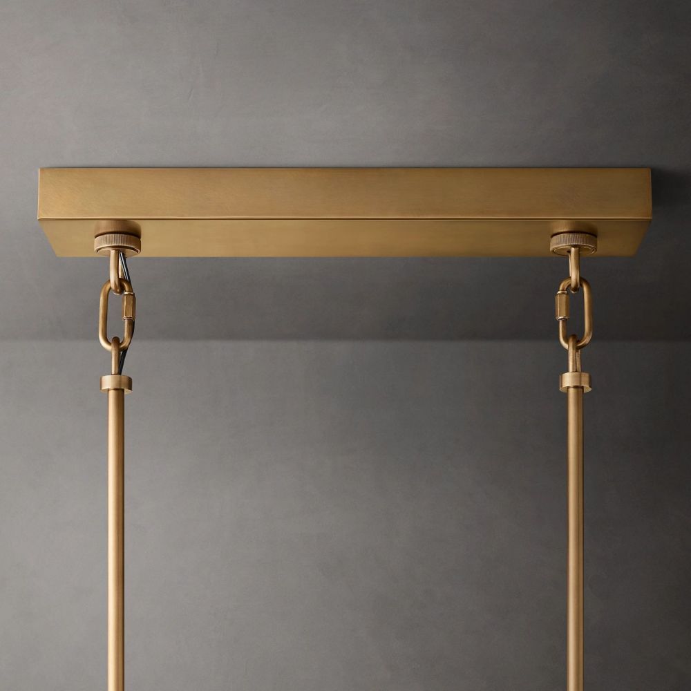 Samurai Rectangle Chandelier-Momo Lighting