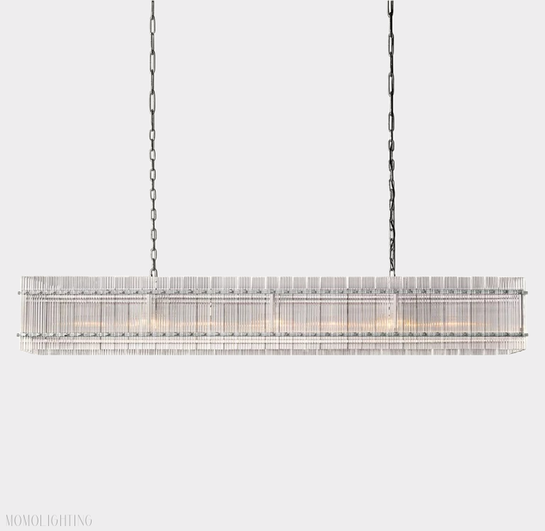 San Marco Rectangle Chandelier 72"-Momo Lighting