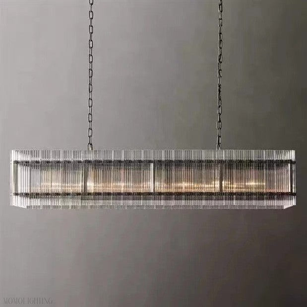 San Marco Rectangle Chandelier 72"-Momo Lighting