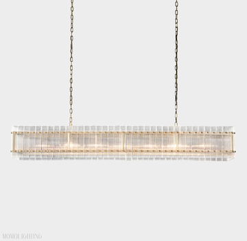 San Marco Rectangle Chandelier 72"-Momo Lighting