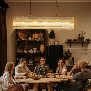 San Marco Rectangle Chandelier-Momo Lighting