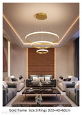 Savanna 3-Ring Chandelier-Momo Lighting